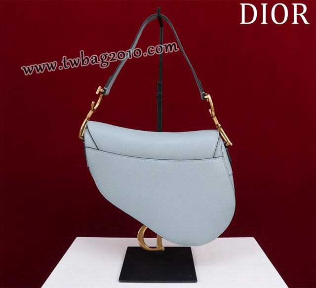 Dior专柜新款迪奥高仿原单长肩带大小号牛皮马鞍包手拎斜挎包 djfk1781